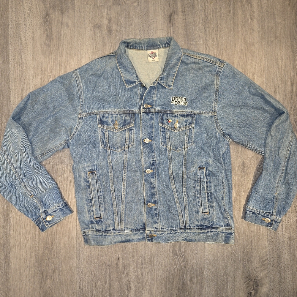 House Of Blues Denim Jacket With Graphic Patch - image 3